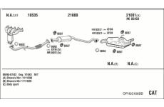 Výfukový systém WALKER OPH05166BB