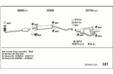 Výfukový systém WALKER OPH09712A