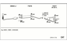 Výfukový systém WALKER OPH11778