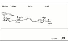 Výfukový systém WALKER OPH16841
