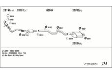 Výfukový systém WALKER OPH17939AA