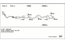 Výfukový systém WALKER OPH17939AB