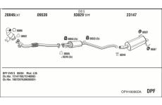 Výfukový systém WALKER OPH18080DA