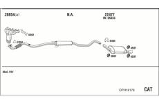 Výfukový systém WALKER OPH18178