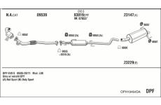 Výfukový systém WALKER OPH19464DA