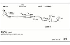Výfukový systém WALKER OPH19727A