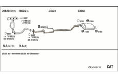 Výfukový systém WALKER OPK009139