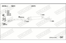 Výfukový systém WALKER OPK010448