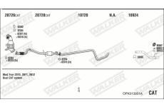 Výfukový systém WALKER OPK013951A