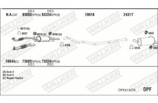Výfukový systém WALKER OPK013979