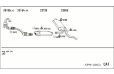 Výfukový systém WALKER OPK015356CA