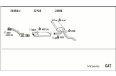 Výfukový systém WALKER OPK016468