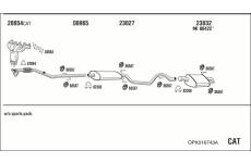 Výfukový systém WALKER OPK016743A