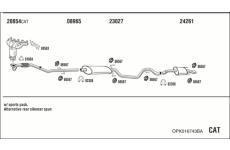 Výfukový systém WALKER OPK016743BA