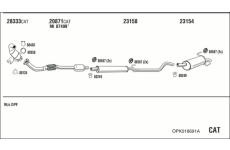 Výfukový systém WALKER OPK018691A