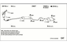 Výfukový systém WALKER OPK019280B