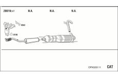 Výfukový systém WALKER OPK020111