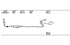Výfukový systém WALKER OPK025504A