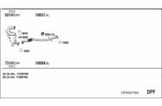 Výfukový systém WALKER OPK027483