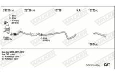 Výfukový systém WALKER OPK032088A