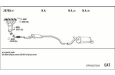 Výfukový systém WALKER OPK033725A