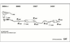 Výfukový systém WALKER OPK054922BA