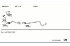 Výfukový systém WALKER OPK055382A