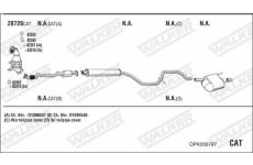 Výfukový systém WALKER OPK056787