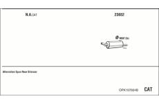 Výfukový systém WALKER OPK107604B