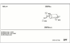 Výfukový systém WALKER OPK107798