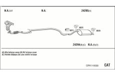 Výfukový systém WALKER OPK110026