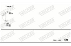 Výfukový systém WALKER OPK115669