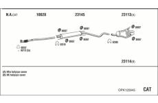 Výfukový systém WALKER OPK125945