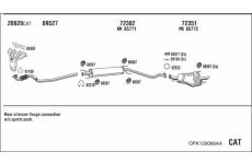 Výfukový systém WALKER OPK129066AA