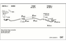 Výfukový systém WALKER OPK129087A