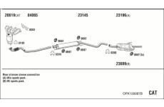 Výfukový systém WALKER OPK129087B