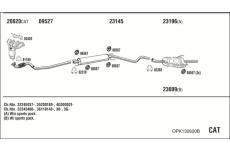 Výfukový systém WALKER OPK132620B
