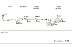 Výfukový systém WALKER OPK132627A