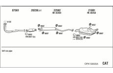 Výfukový systém WALKER OPK132635A