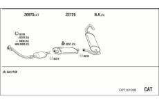 Výfukový systém WALKER OPT10100B