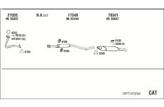 Výfukový systém WALKER OPT10725A