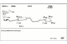Výfukový systém WALKER OPT17204