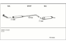 Výfukový systém WALKER PE10003
