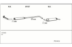 Výfukový systém WALKER PE10012