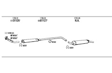 Výfukový systém WALKER PE10057