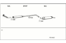 Výfukový systém WALKER PE10057
