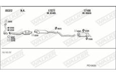 Výfukový systém WALKER PE10635