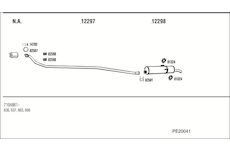 Výfukový systém WALKER PE20041