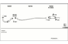 Výfukový systém WALKER PE20067A