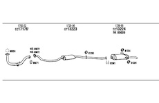 Výfukový systém WALKER PE20096
